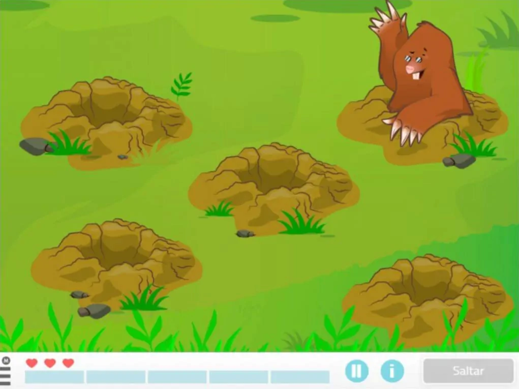 نشاط Mole Invasion من NeuronUP