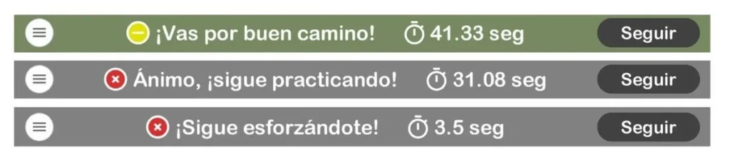 معلومات مرتبة NeuronUP