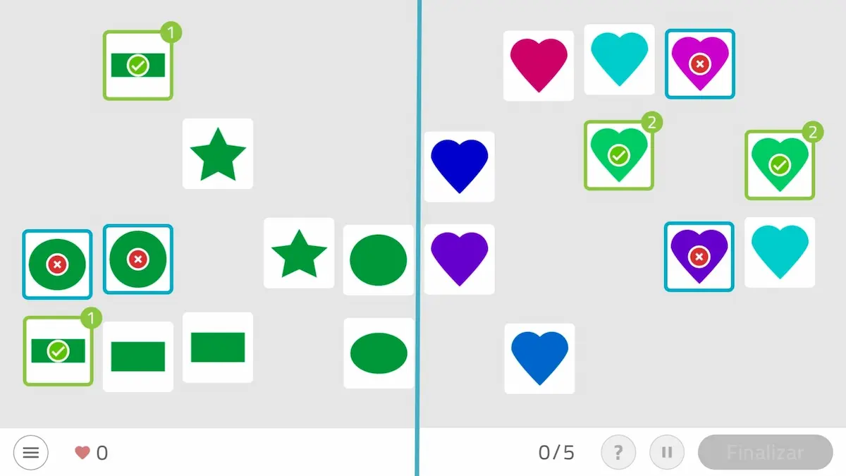 أشكال توأمية ومطابقة الألوان