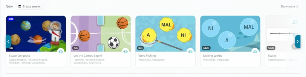 NeuronUP Some updated applications