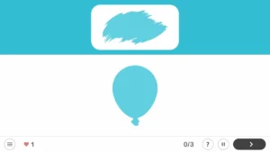 NeuronUP Activities - Colored Balloons