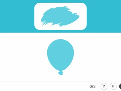 NeuronUP Activities - Colored Balloons