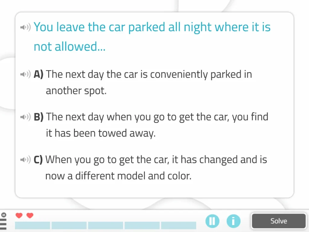 نشاط NeuronUP «العواقب» NeuronUP Activities - Consequences