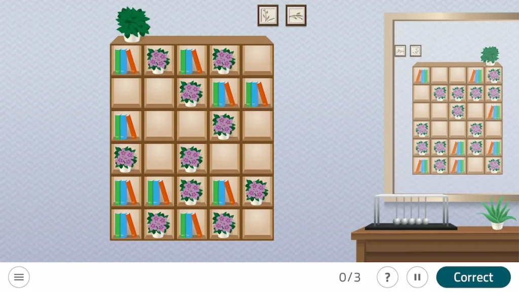 NeuronUP Activities - Organize the Bookcase