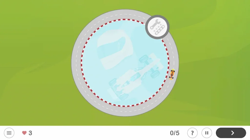 NeuronUP Activities - Pit Stop