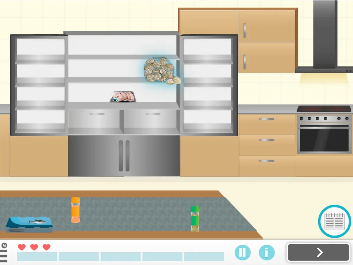 تدخل باستخدام NeuronUP لدى كبار السن المصابين بضعف إدراكي طفيف (DCL) مع النشاط «رتّب المطبخ» NeuronUP Activities - Straighten Up the Kitchen