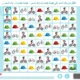 لقطة من المتاهة المتحركة في المستوى المتقدم: متاهة ديناميكية ومسارات محتملة ورموز للعبة ونظام نقاط بقلوب.