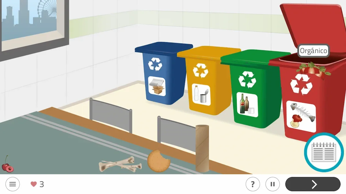 Atividade da NeuronUP - Recicle o lixo