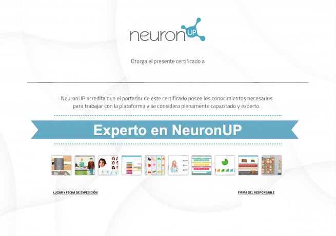 Certificado de NeuronUP