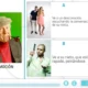 Seções A e B: um casal conversando e um homem de cabelo raspado se penteando, com um terceiro personagem mais velho sugerindo emoção.