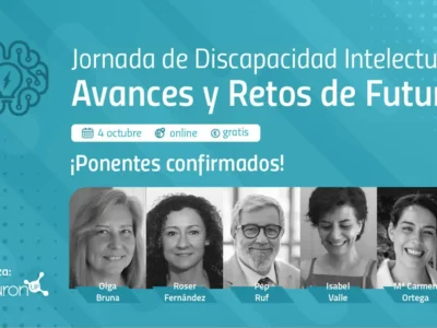 Anúncio da jornada Avanços e Desafios Futuros sobre deficiência intelectual, com data de 4 de outubro, online e palestrantes confirmados.