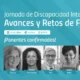 Anúncio da jornada Avanços e Desafios Futuros sobre deficiência intelectual, com data de 4 de outubro, online e palestrantes confirmados.