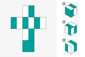 Ficha para trabalhar a visualização espacial em adultos: Reconstrução mental de cubos