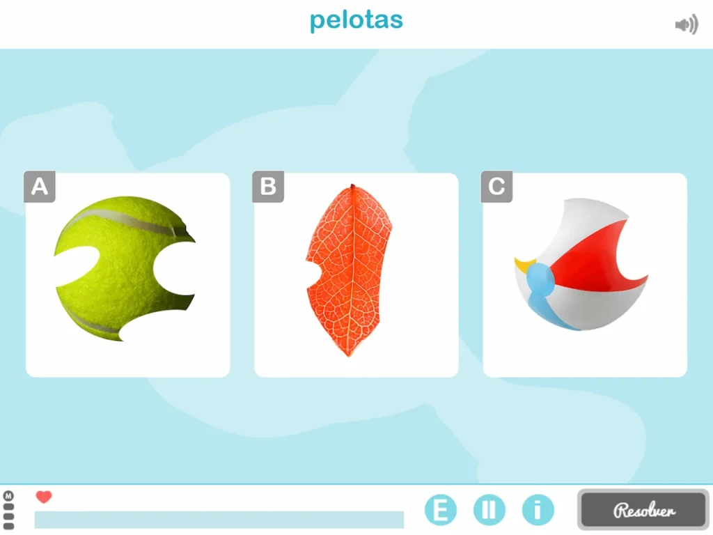 Ficha NeuronUP - Objetos meio ocultos - Nível Básico