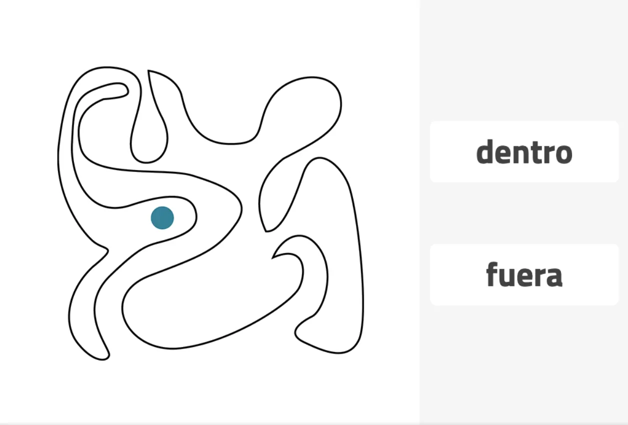 Ficha para trabalhar a velocidade de processamento em adultos: Fora ou dentro