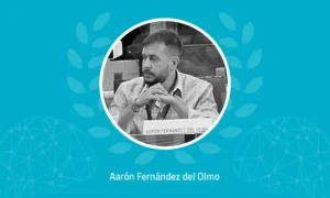O neuropsicólogo clínico Aaron F. Del Olmo ministra uma palestra sobre Neurodesenvolvimento e redes cerebrais