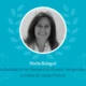 Fundo azul com conexões neuronais; foto em preto e branco de uma mulher sorrindo, com os textos 'Marta Balagué' e 'Demências frontotemporais'