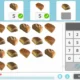 Captura de tela da ficha de atenção no NeuronUP para adultos: painéis de formas distintas e caixas numéricas para responder.