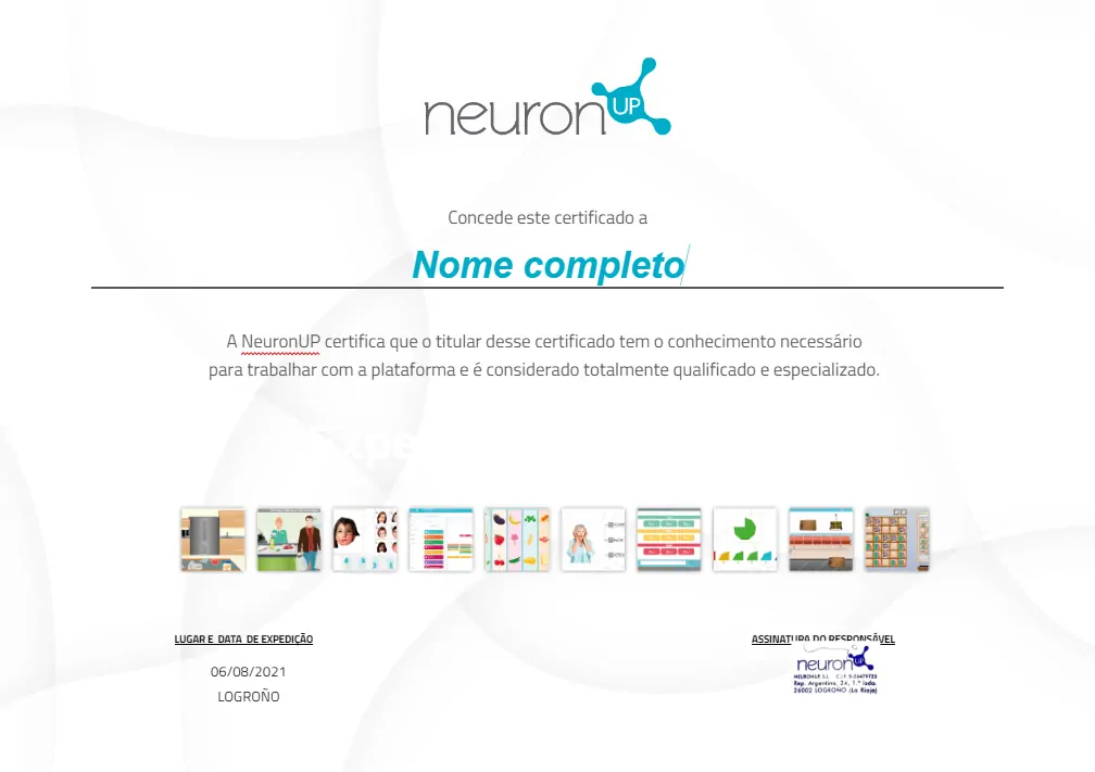 Certificado - Experto NeuronUP