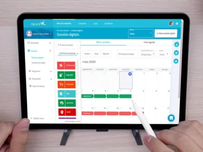 a ferramenta permite criar, programar e planejar todas as sessões com antecedência