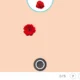 Interface do jogo de inibição para adultos no NeuronUP: flores vermelhas (rosa e gerbera) no centro e um botão Finalizar na parte inferior.