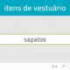 Interface do NeuronUP: Categorias em contagem regressiva, texto 'elementos para se vestir', campo 'sapatos' verificado e contador de 3.