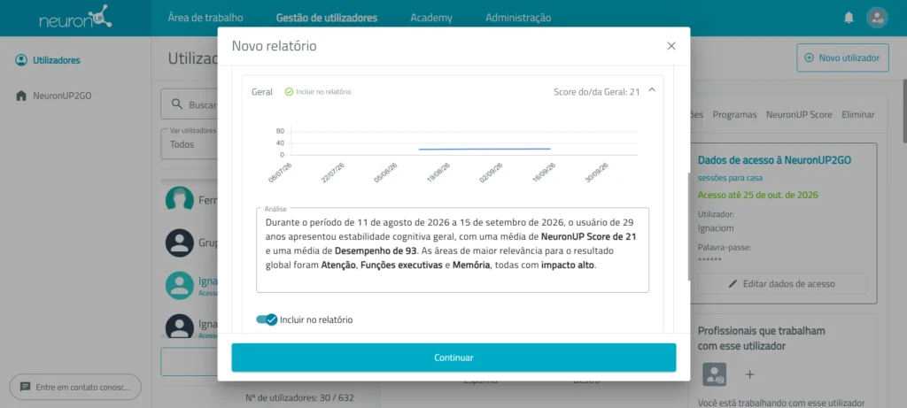 Personalize os textos – NeuronUP