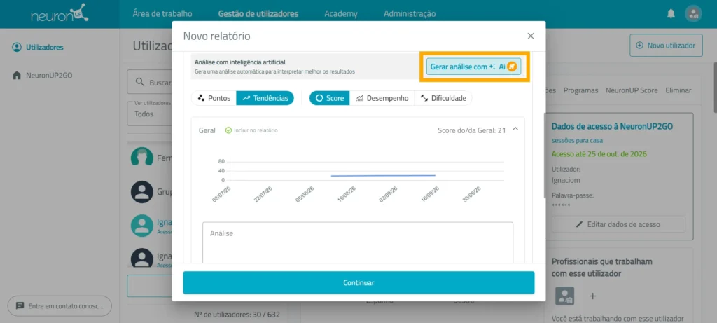 Use a interpretação assistida por IA – NeuronUP