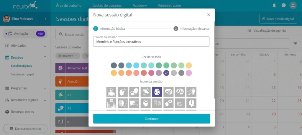 Preencha as informações básicas – NeuronUP
