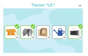 Hörunterscheidungsübung für Kinder
