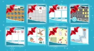 Weihnachtliche Übungen zur kognitiven Stimulation für die Online-Arbeit