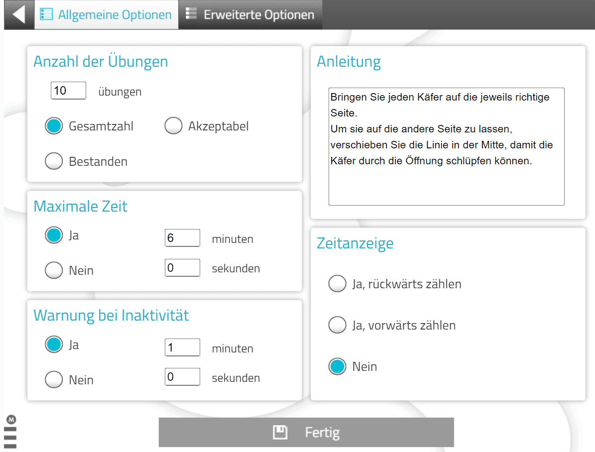 Allgemeine-Einstellungen