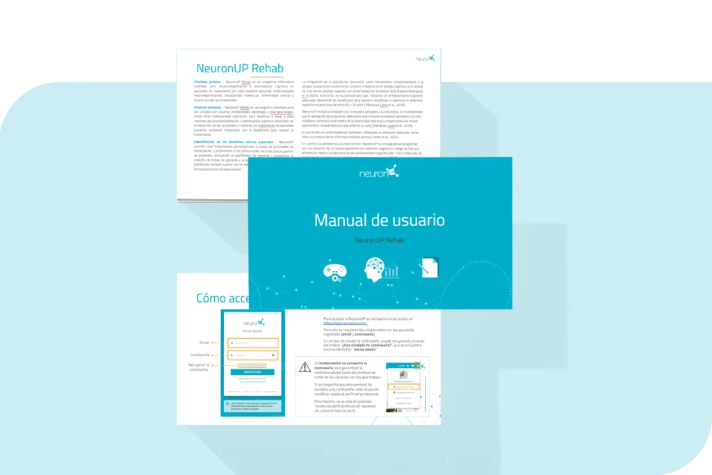 Benutzerhandbuch für
NeuronUP Rehabilitation