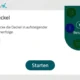 Benutzeroberfläche der NeuronUP-Aktivität Kronkorken im aktualisierten Design: interaktives Spiel, Schaltfläche Starten und Hinweis mit '?' zum Sortieren der Kronkorken.