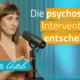 Infografik zu FASD in NeuronUP Talks: Frau vor einem Mikrofon im Studio, der Text „Psychosoziale Intervention“ und das NeuronUP-Logo.