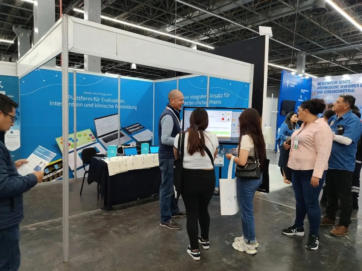 NeuronUP-Team präsentiert Lösungen für neuropsychologische Diagnostik und kognitive Rehabilitation auf der Medical Expo Guadalajara