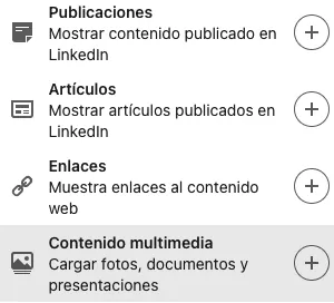 Écran LinkedIn montrant En vedette et le certificat NeuronUP, avec des options comme Publications et Articles.