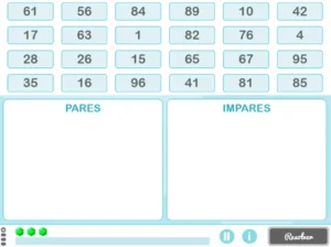 Activité NeuronUP Paires avec paires