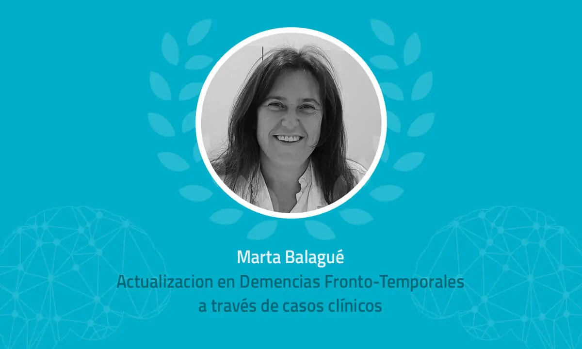 La neuropsychologue clinique Marta Balagué fait une communication sur les démences frontotemporales à travers des cas cliniques