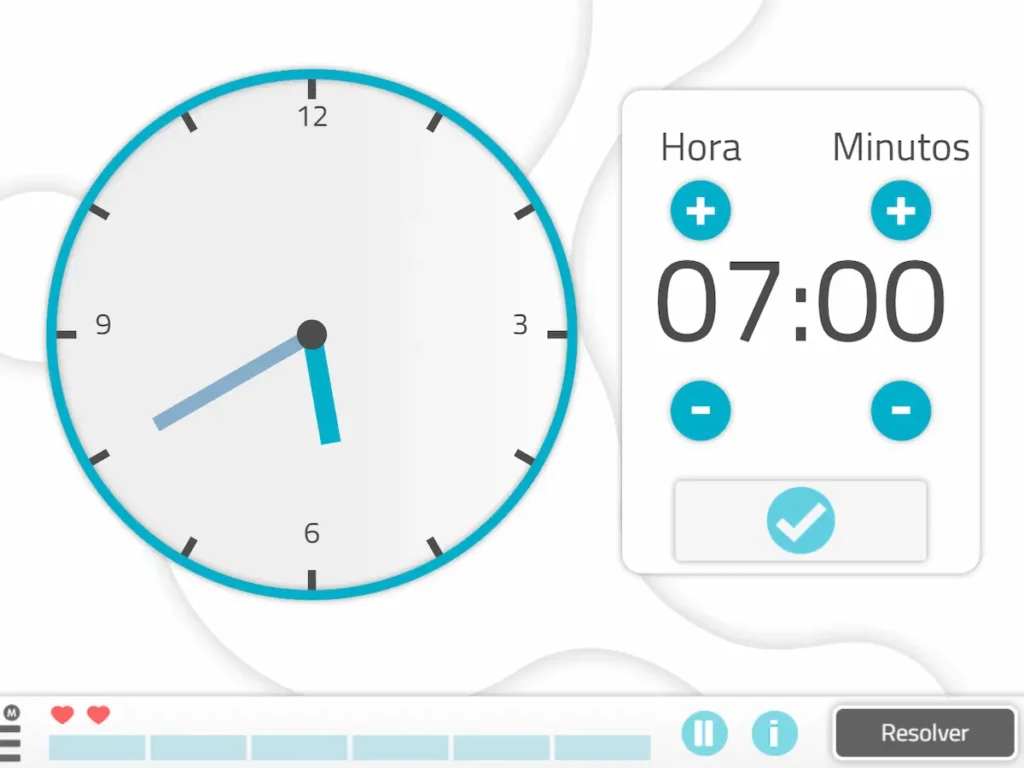Personne âgée en train de résoudre l'interprétation de l'heure sur des horloges : horloge analogique à gauche et panneau de contrôle à droite.