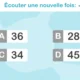 Fiche pour travailler sur la discrimination chez les enfants : Quel nombre entends-tu ?