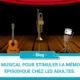 Jeu musical pour stimuler la mémoire épisodique chez les adultes.