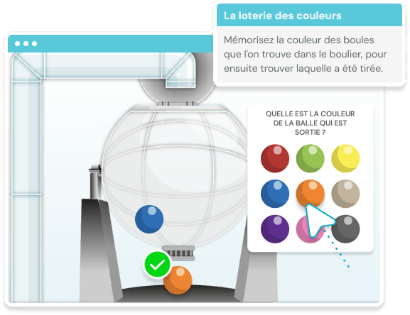 NeuronUP Jeux - La loterie des couleurs