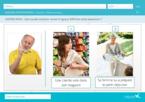 Nouvelle activité imprimable: Réaction émotive face à des situations pour améliorer la cognition sociale chez les adultes