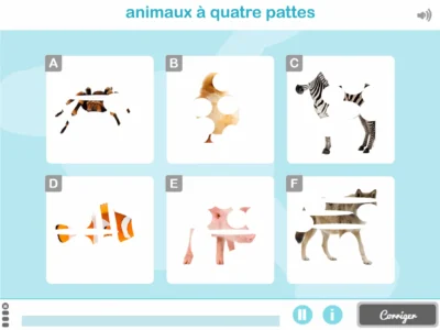 Nouvelle activité numérique Objets partiellement cachés pour stimuler les gnosies visuelles et la mémoire sémantique chez les enfants (1)