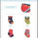 Fragment de plusieurs paires de chaussettes colorées utilisées dans l’activité Parties d’objets de NeuronUP.