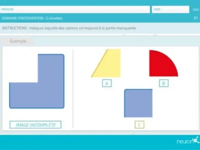 Nouvelle activité numérique pour travailler la gnosie visuelle chez l’adulte : Images incomplètes