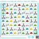 Capture du Labyrinthe animé au niveau avancé : labyrinthe dynamique, itinéraires possibles, icônes de jeu et système de score avec des cœurs.