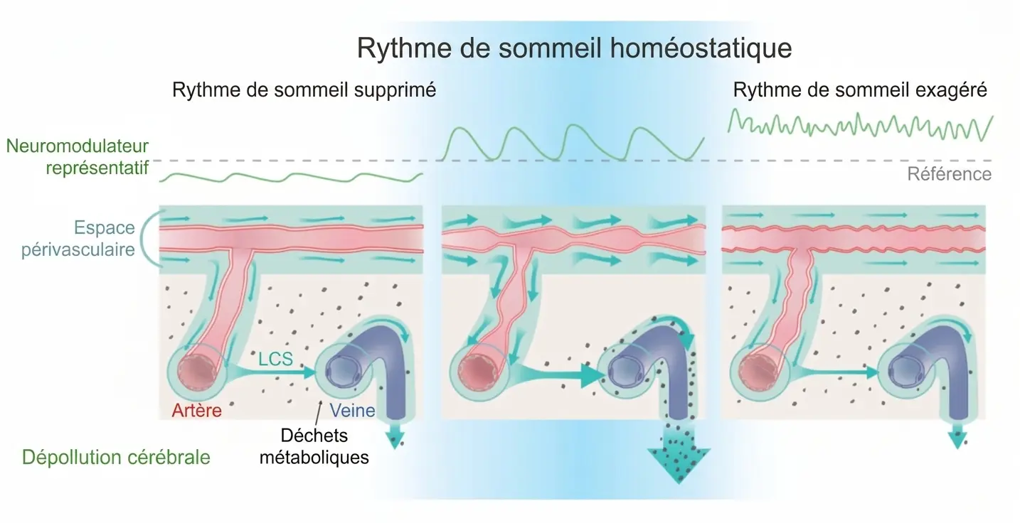 Oscillations du sommeil et nettoyage cérébral