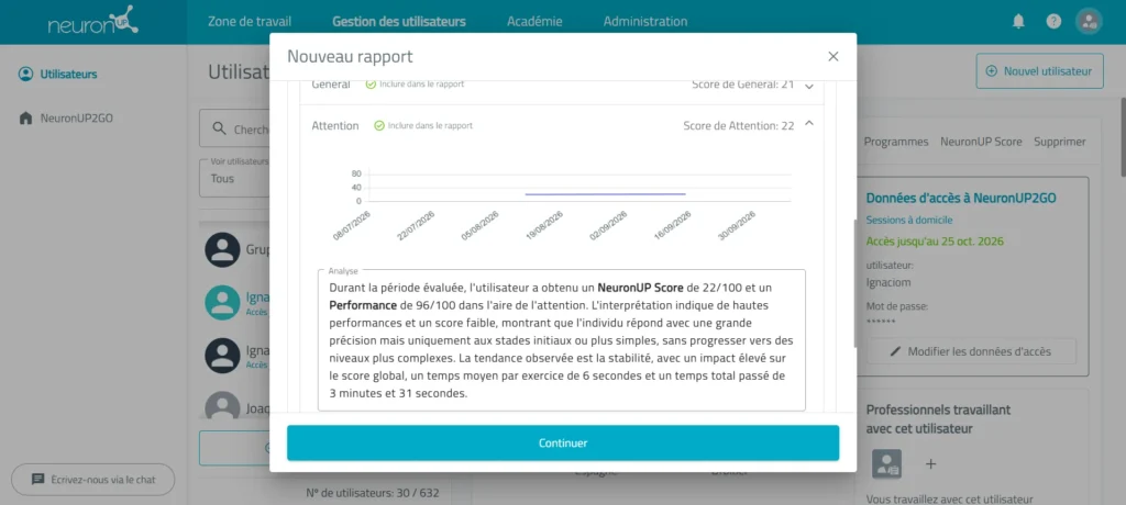 Personnalisez les textes – NeuronUP